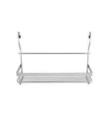 One-row shelf for spices, chrome