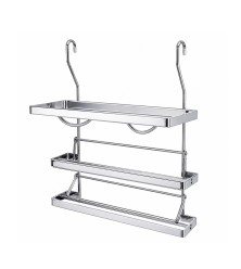 Holder for household paper, stretch and foil, chrome