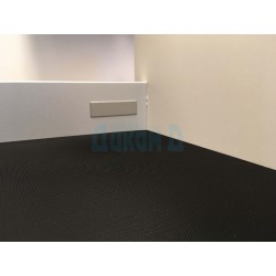 Rubber pad for cabinet and drawer, black