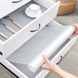 Rubber pad for cabinet and drawer, white