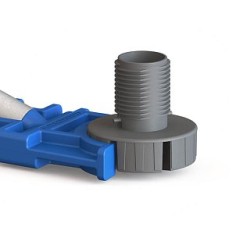 PVC leg adjustment device