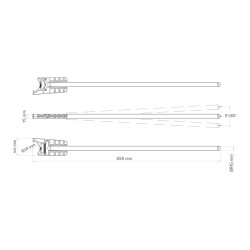 PVC leg adjustment device
