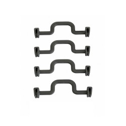 Basket with solid bottoms with soft closing, full extension, hidden runners, for cabinet 200 mm, Premium, graphite
