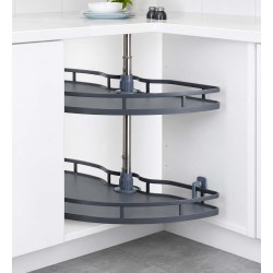 Rotating mechanism for 1/2-door cabinet with solid baskets, Premium, dark gray Rotating mechanism for 1/2-door cabinet with solid baskets, Premium, dark gray