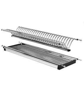 Dush rack for built-in upper cabinet, 3 parts, EVO LINE