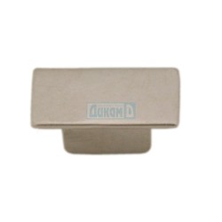 Furniture handle LB013 small rectangular - nickel matt
