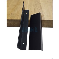 Furniture handle L-shaped black matt Furniture handle L-shaped black matt