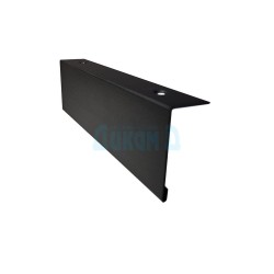 Furniture handle L-shaped black matt Furniture handle L-shaped black matt