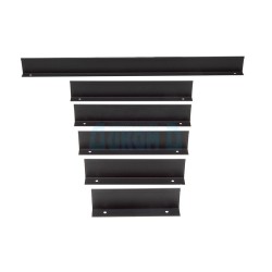 Furniture handle L-shaped black matt Furniture handle L-shaped black matt