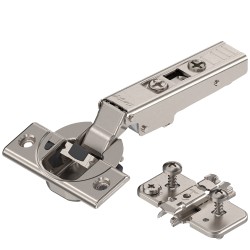 Furniture hinge Blum, Clip Top Blumotion 110° with 3D plate with EXPANDO split dowels Furniture hinge Blum, Clip Top Blumotion 110° with 3D plate with EXPANDO split dowels
