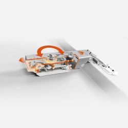 Мебелна панта Blum, Clip Top Blumotion 110° с 3D пластина за винт