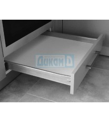 Метални страници за чекмедже с ролкови водачи, H54 мм, L500 mm