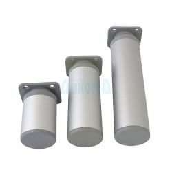 Adjustable aluminum round leg with upper adjustment Ф40 mm