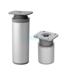 Adjustable aluminum round leg with upper adjustment Ф40 mm