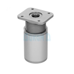 Adjustable aluminum round leg with upper adjustment Ф40 mm