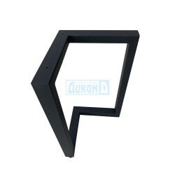 Table leg - corner base with adjustment