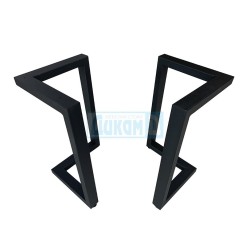 Table leg - corner base with adjustment