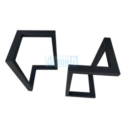Table leg - corner base with adjustment