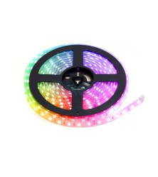 LED лента RGB 60 диода/метър, тип 5050 - невлагозащитена - 5 метра