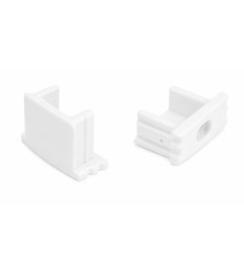 Caps for white profile for LED strip for outdoor installation AP207-3