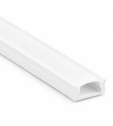 Profile for LED strip for external installation white matt AP207-3