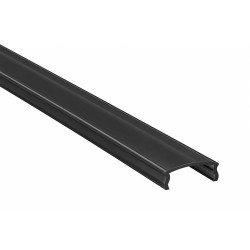 Profile for LED strip for external installation black AP207-2