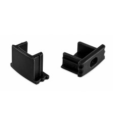 Caps for black profile for LED strip external installation AP207-2