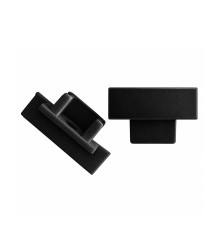 Caps for black profile for LED strip for digging in AP201-2
