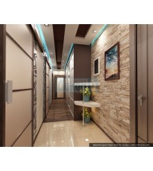 Sliding wardrobe system COMFORT champagne SEVEROL