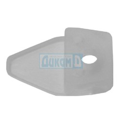 Plastic mirror holder