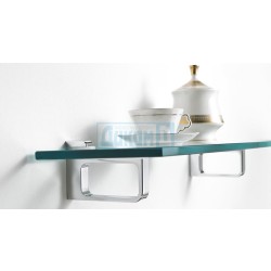 Shelf support 532 for wodden shelf 4 - 30 mm, grey aluminium