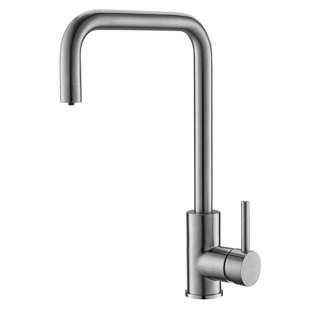 Stainless steel kitchen faucet for water filtration system, Dual