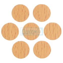 Self-adhesive screw plugs - colored